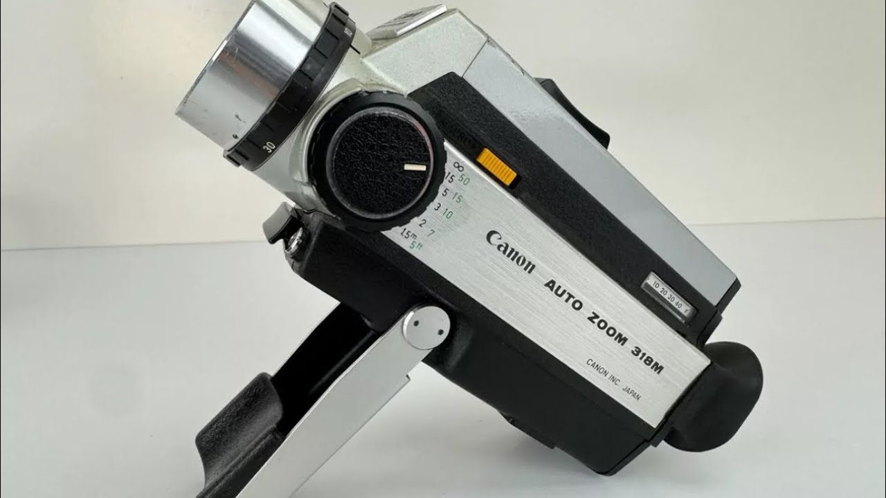 Vintage CANON Auto Zoom 318M Super 8 Movie Camera