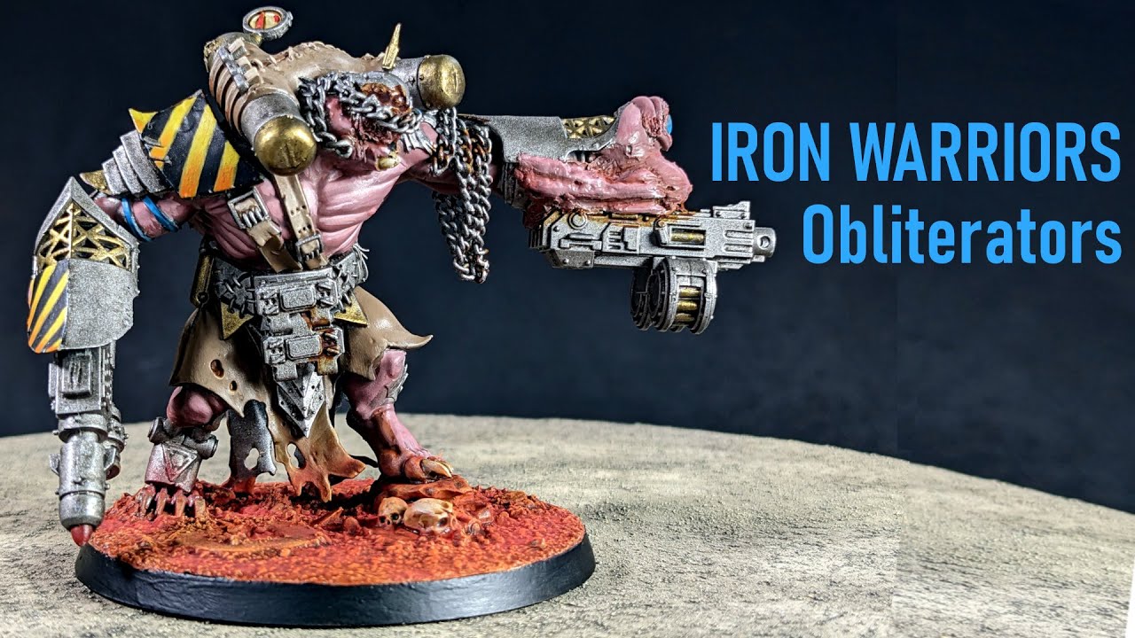 Kitbashing and Painting an IRON WARRIORS Obliterator