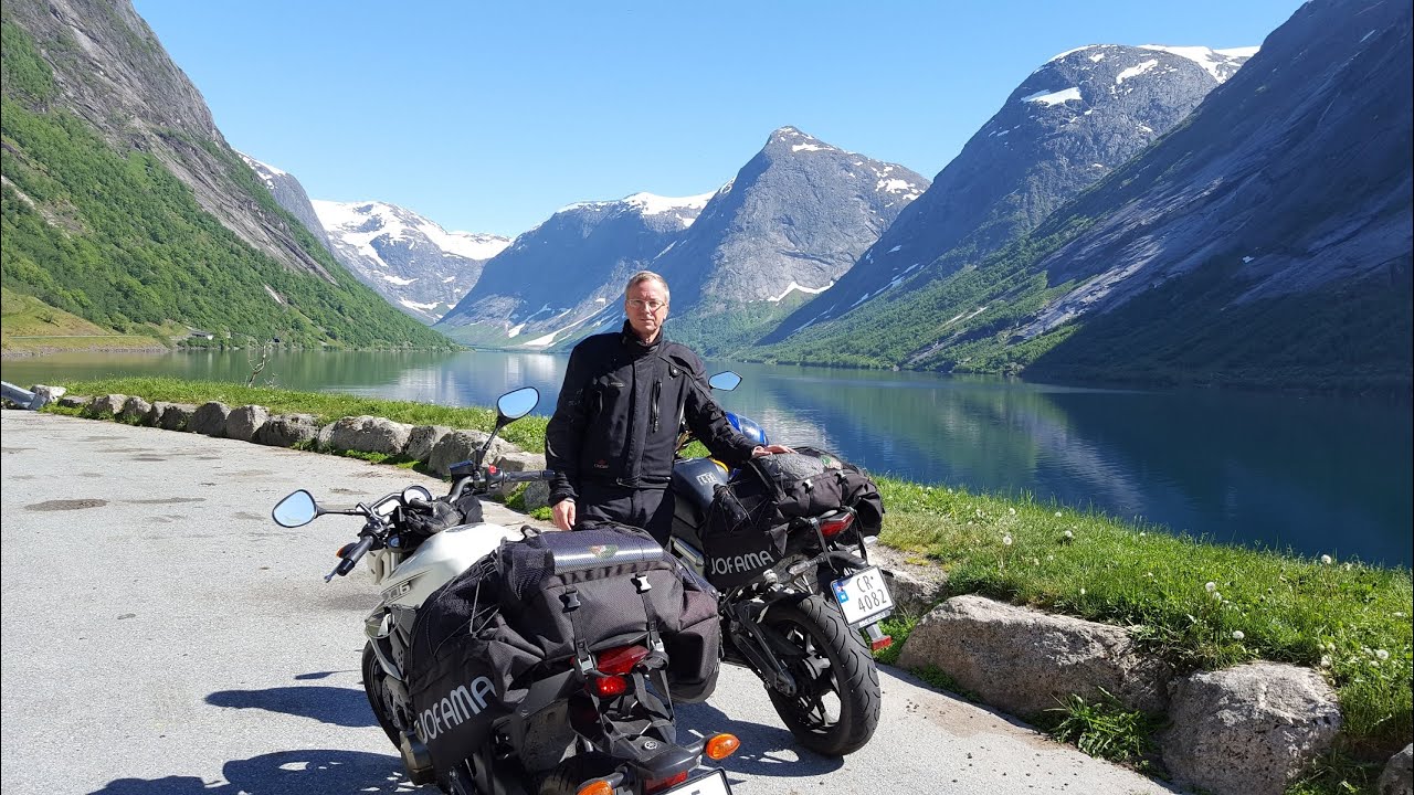 2016 Motorcycle Tour Norway  Hol - Aurland, Vikafjellet, Gaularfjellet and  Sognefjorden