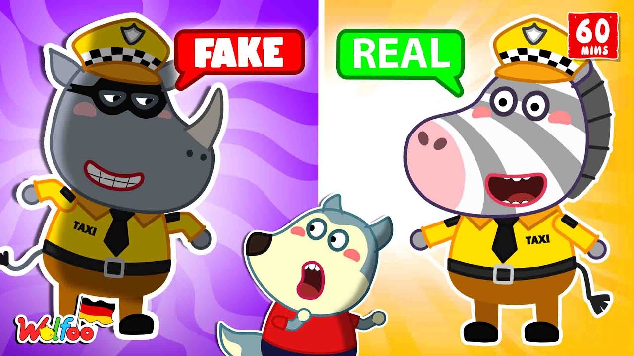 Wolfoo Geschichte 🐺 Trick mit falschem Taxi aufgedeckt 🕵️‍♂️ Sicherheitsregeln für Kinder