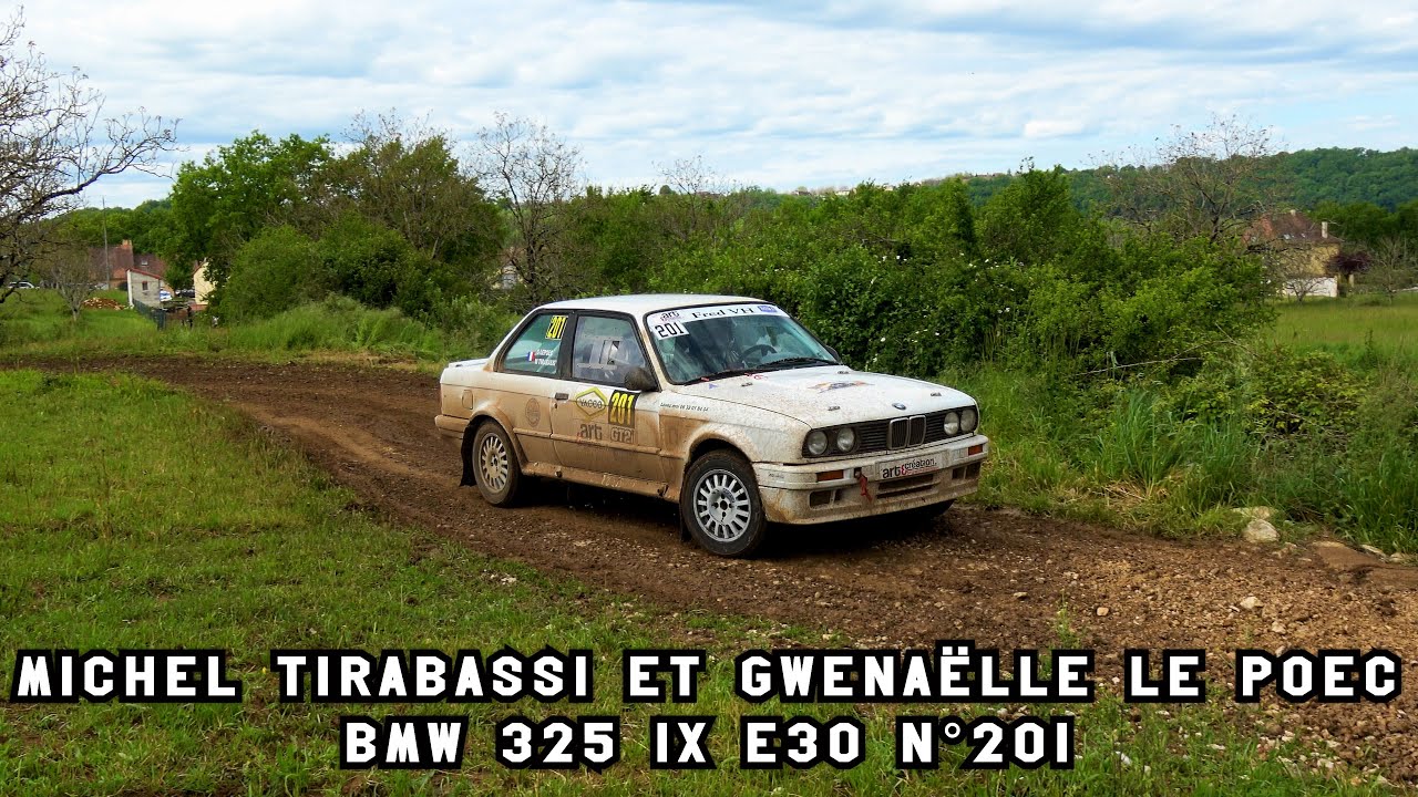 Rallye Castine Terre d'Occitanie 2024 - BMW 325 IX E30 N°201 - Michel TIRABASSI et Gwenaëlle LE POEC