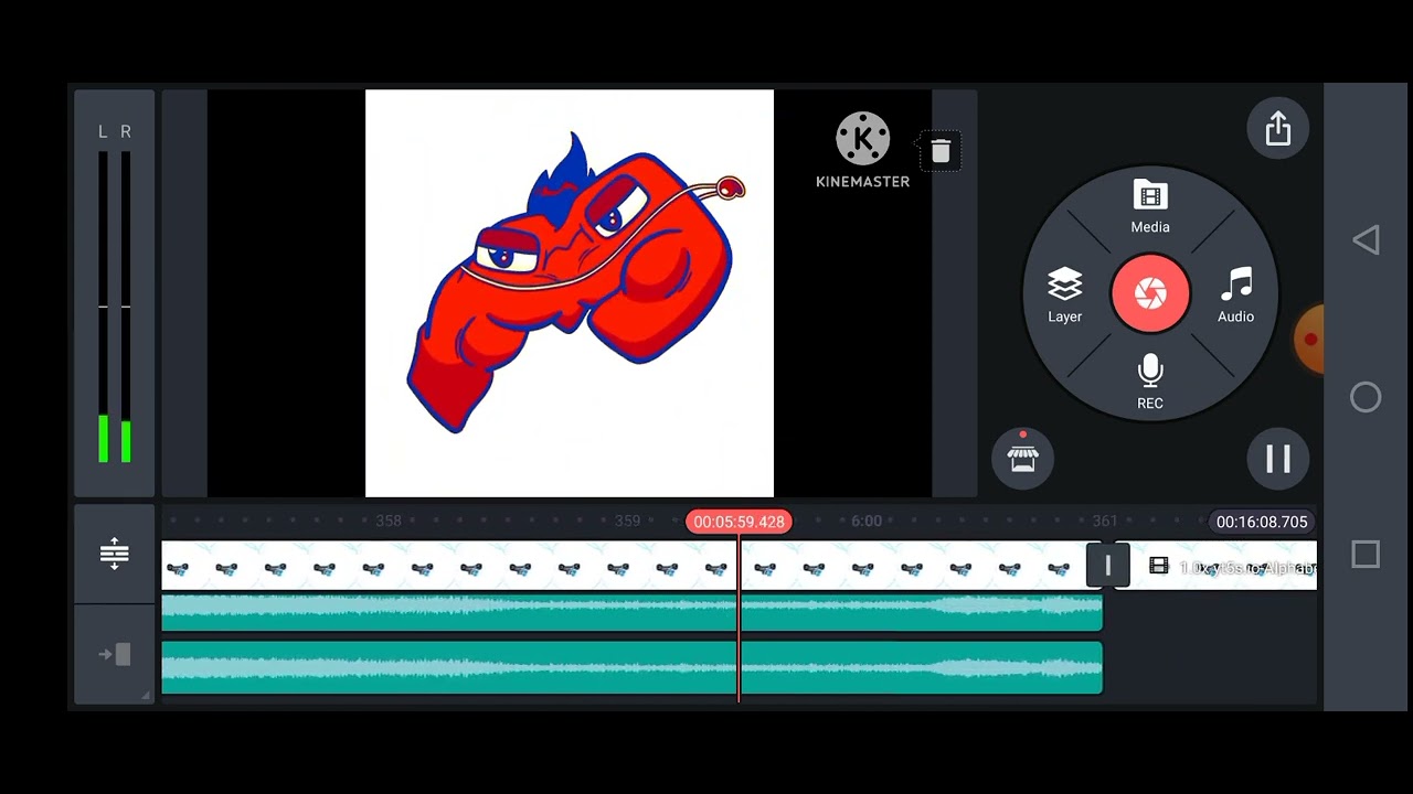 How to make ytp on kinemaster pro