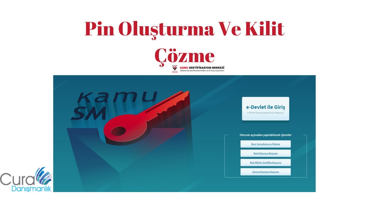 Mali Mühür Pin Oluşturma Ve Kilit Çözme İşlemi (Güncel)