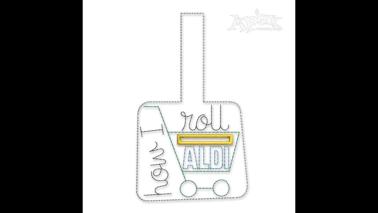 Coin Holder Embroidery ITH Design