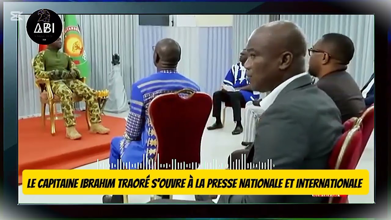 🇧🇫Le capitaine Ibrahim Traoré s’ouvre encore à la presse nationale et internationale.