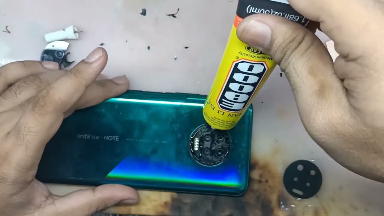 Infinix Note 7 Camera Glass Replacement .