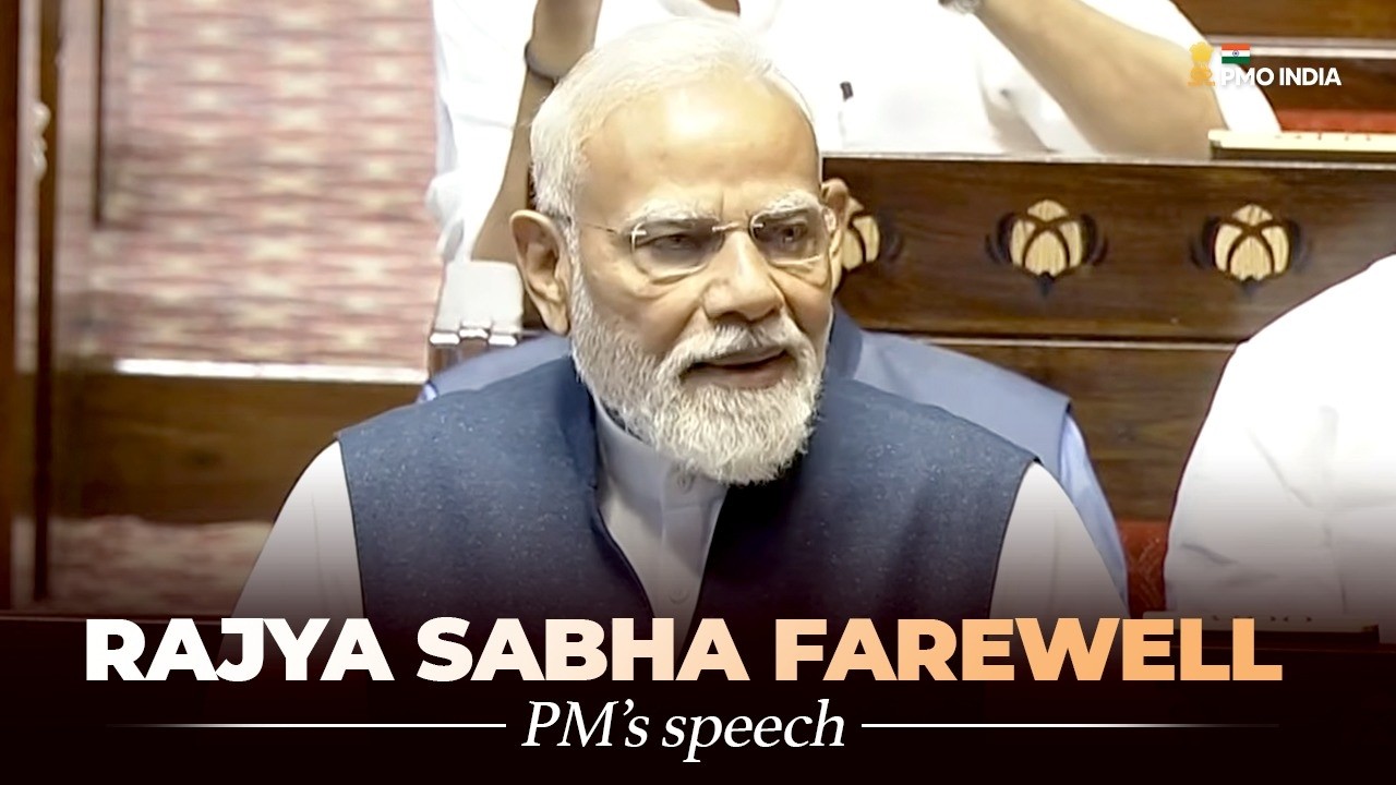 PM Modi’s remarks in the Rajya Sabha