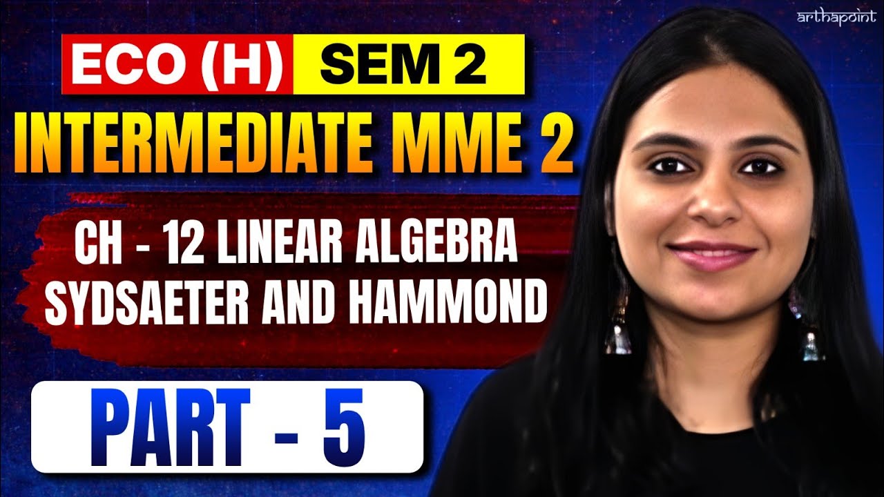 Geometric Interpretation of Vectors | Intermediate MME 2 | Intermediate MME Eco(H) Sem 2 | Ch 12