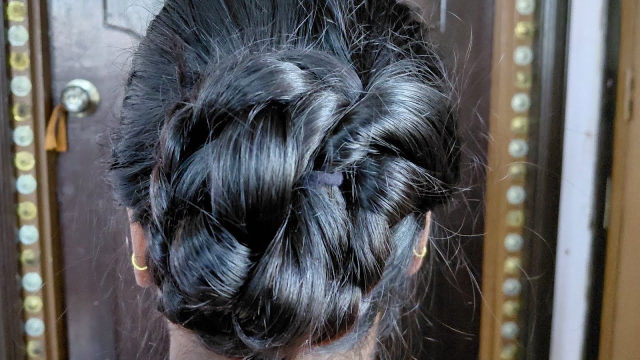 Amazing 😍 Braided Bun Hairstyle | Simple & Stylish For Weddings | Long Hair 👌 