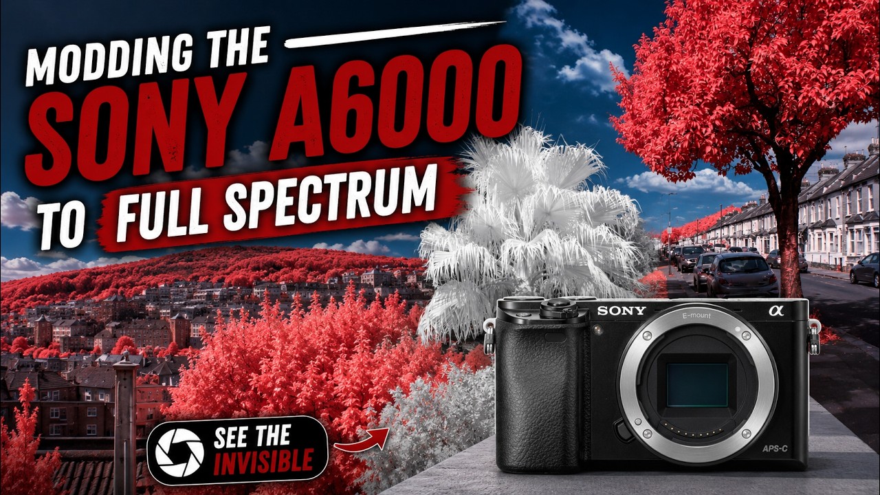 Modding the Sony A6000 to Full Spectrum for Anna