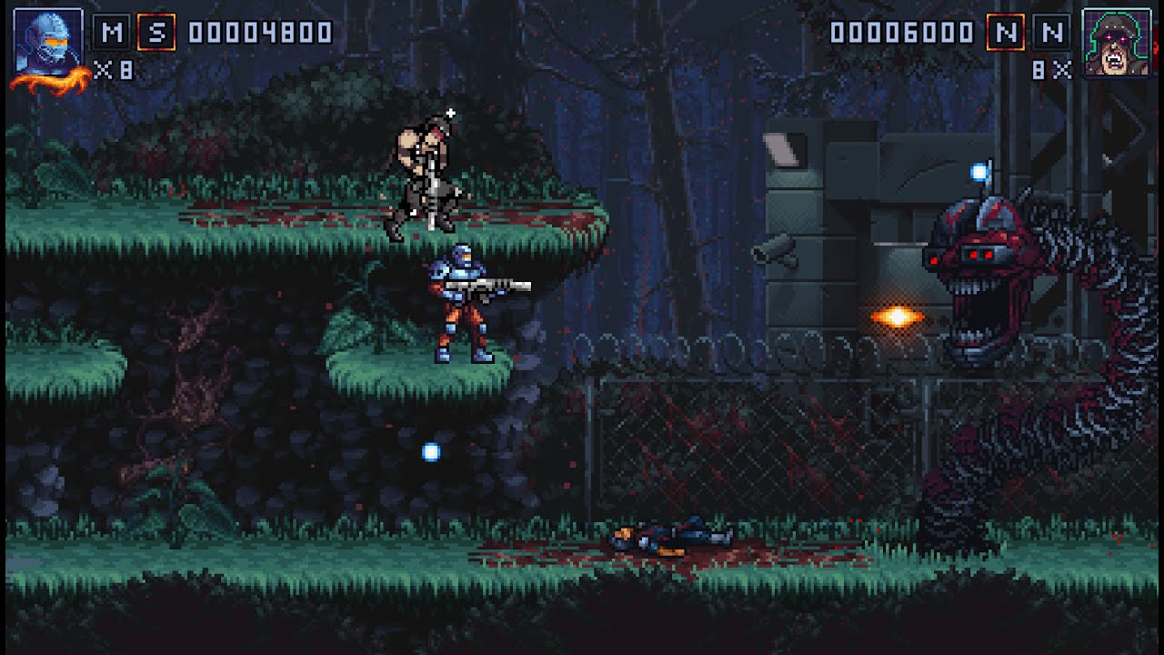 Iron Meat PC 2 player Co-op hard mode 60fps