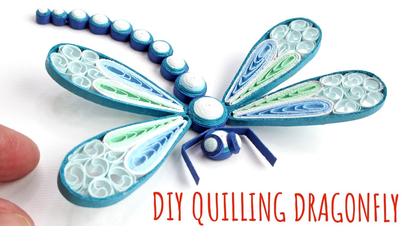 DIY Quilling Dragonfly | Paper Crafts | Paper Dragonfly