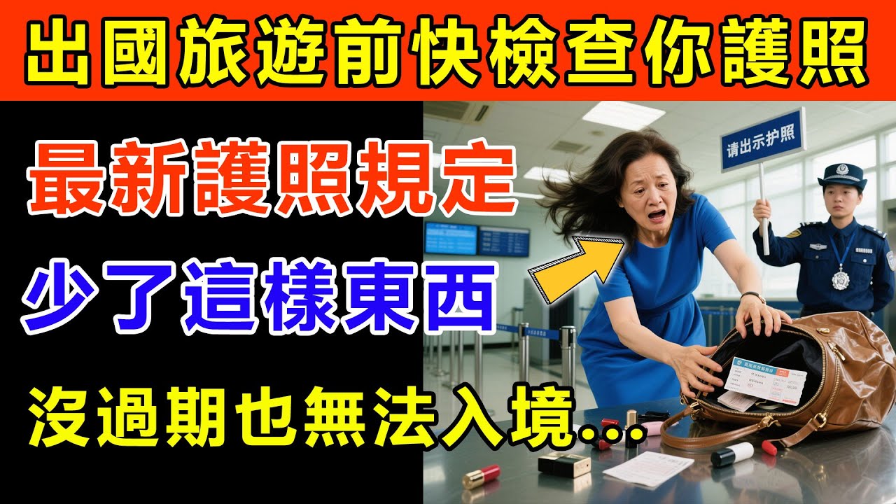 最新護照規定！出國前快檢查，護照少了一樣東西，即使沒過期也無法入境！很多人已中招！#生活經驗 #百科密码 #科普 #護照