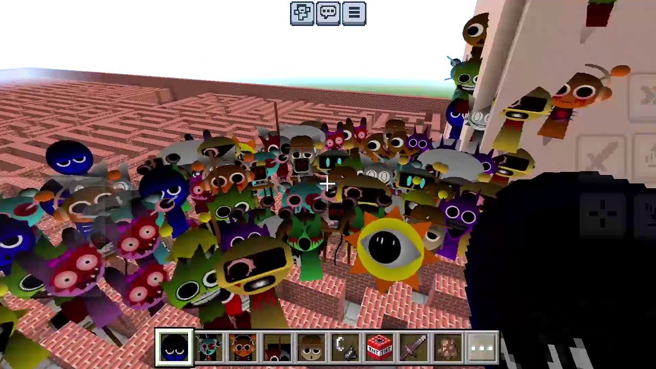 Too Much Sprunki Phase 2 Incredibox Mod In Maze | Addon For Minecraft PE
