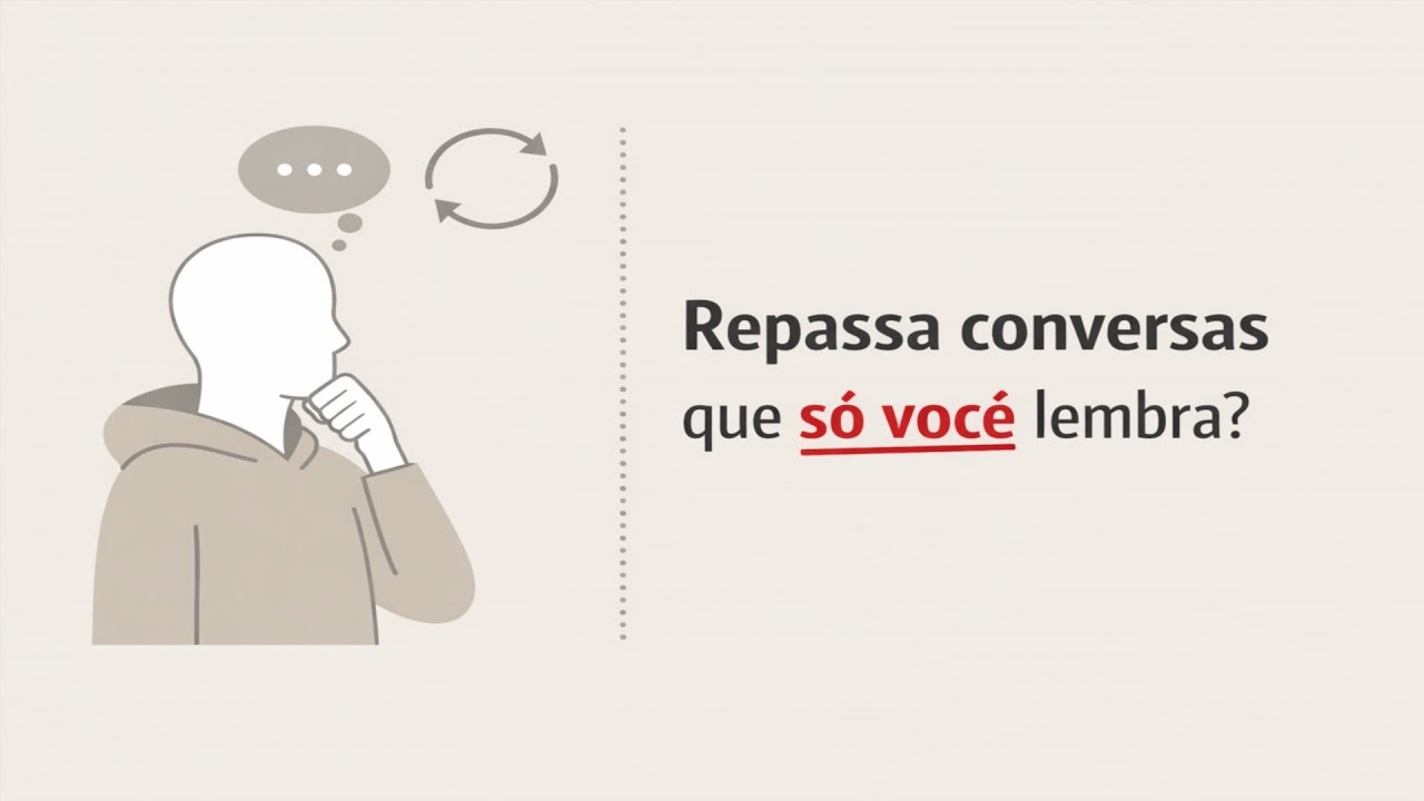 Seu cérebro repassa conversas? Ele vê o que ninguém mais vê.