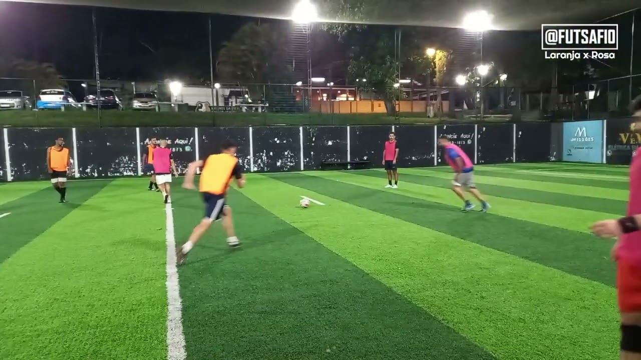 Futsafio: Jogo 13 - Time Laranja vs Time Rosa [19/02/2026] Desafio de Futebol Society