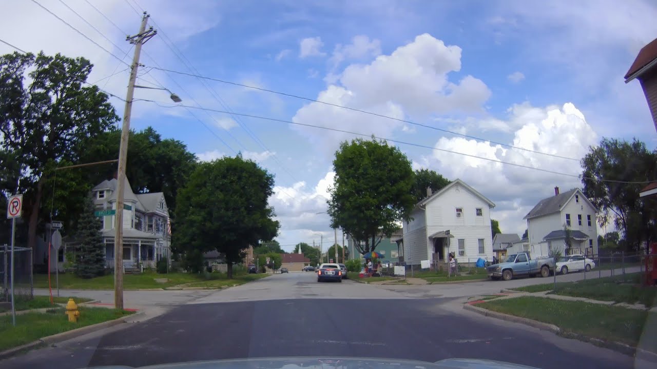 Driving In The Streets Of Davenport, Iowa