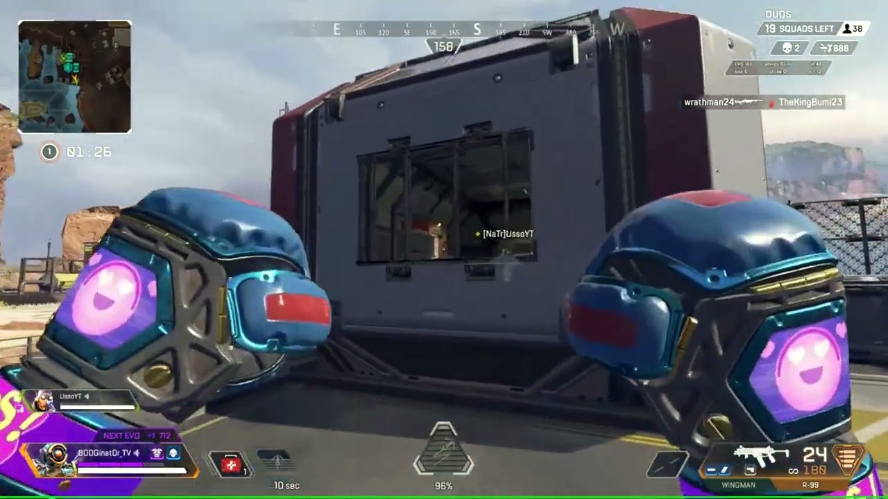 Medal Clips of the Day | Apex Legends | Pathfinder’s 720 Kraber Noscope Stuns Everyone 🎯