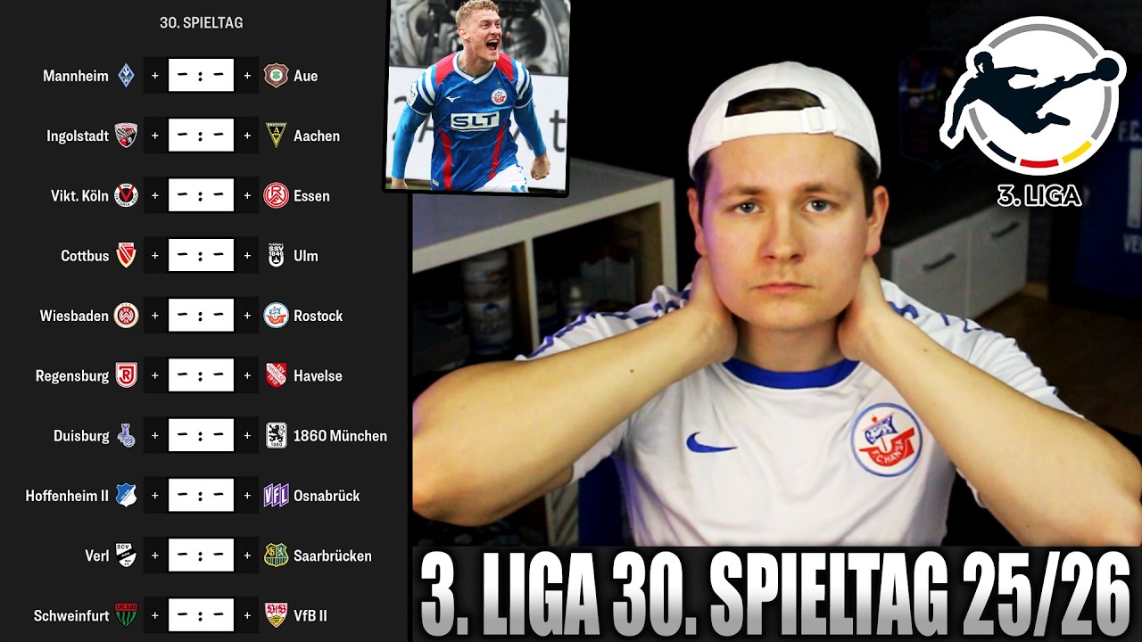 30. kolejka przewidywań 3. ligi 🔴 Miejsca na awans w zasięgu wzroku! Wehen Wiesbaden &ndash; Hansa Rostock