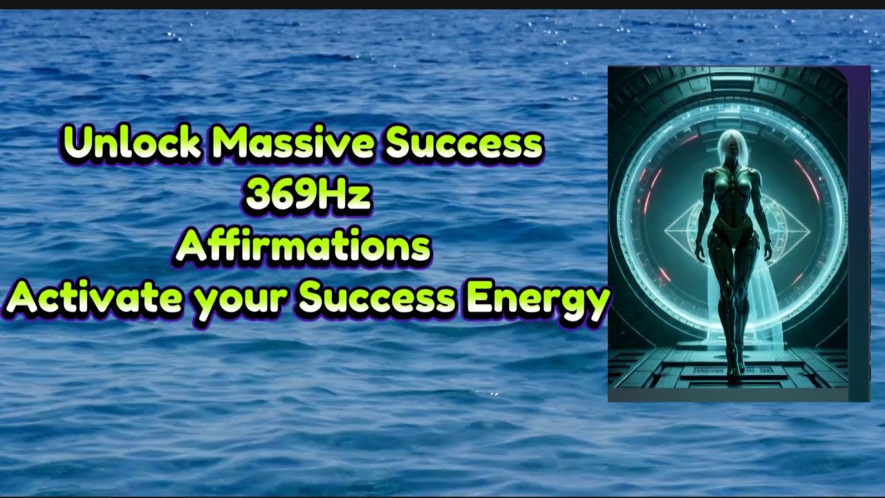 Unlock Massive Success | 369Hz|Affirmations |activate your success energy|