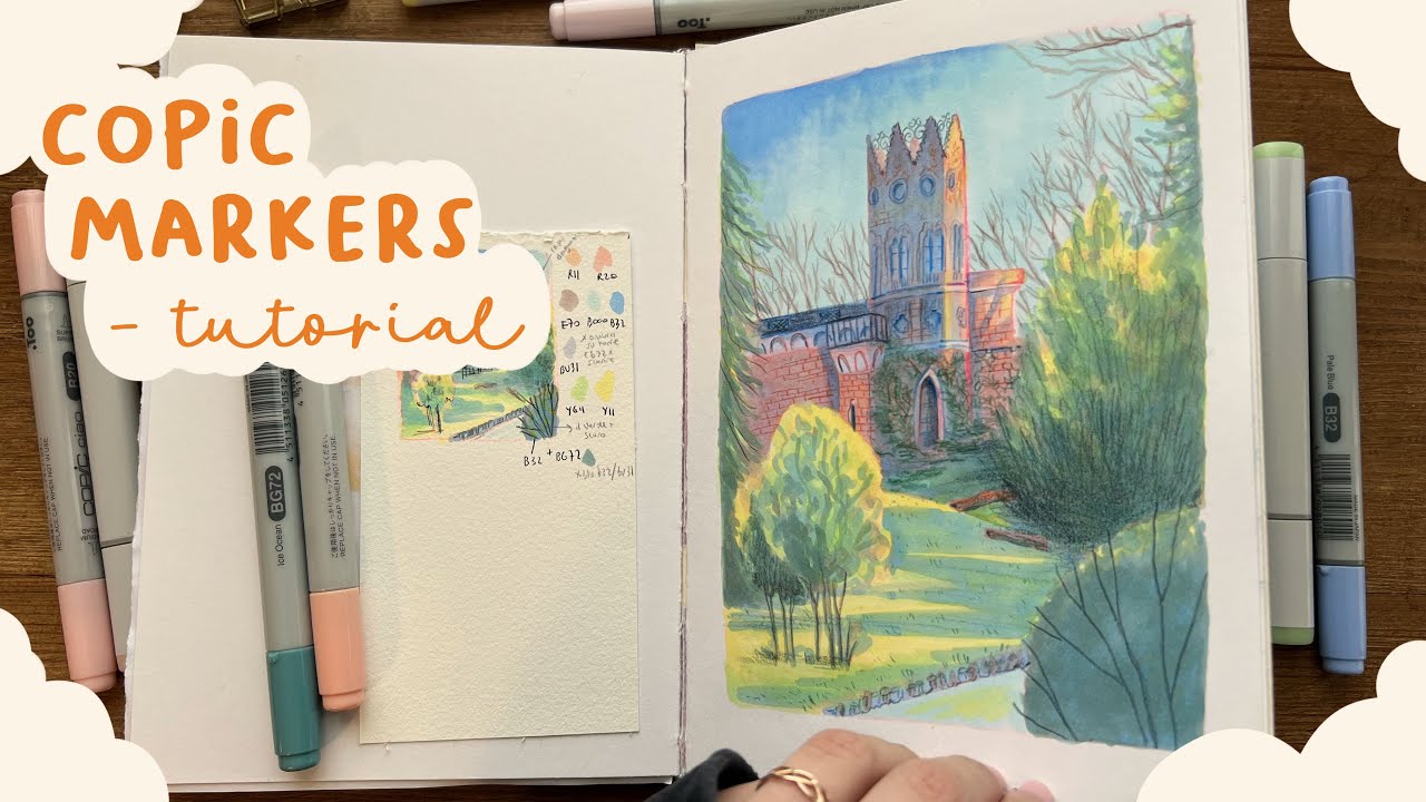 Everything I know about drawing with ALCOHOL MARKERS ★ Copic markers tutorial ☼