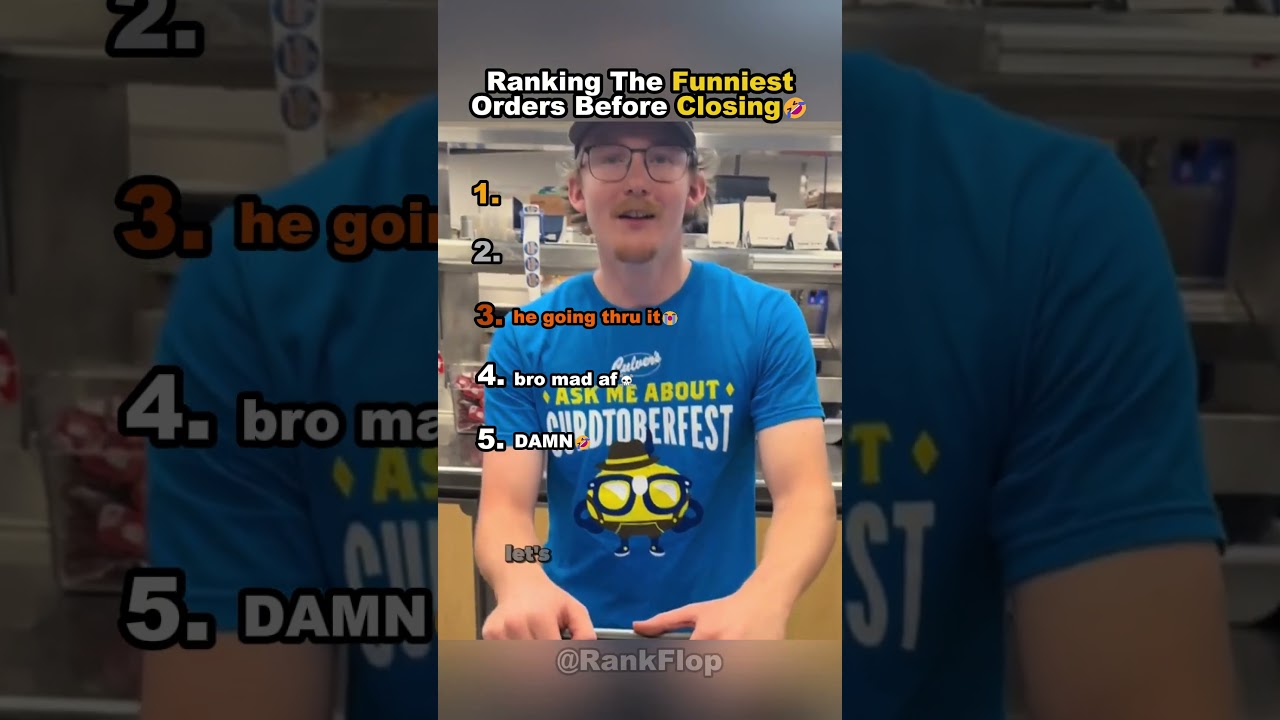Ranking The Best Orders Before Closing 🤣 Pt 7