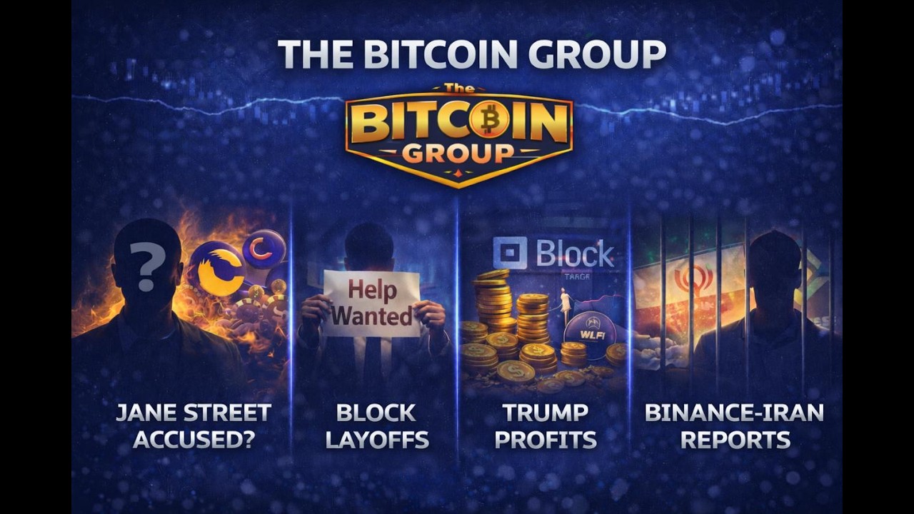 The Bitcoin Group  #484 - Jane Street Insiders? - Block Layoffs - Trump Profits - Binance Iran