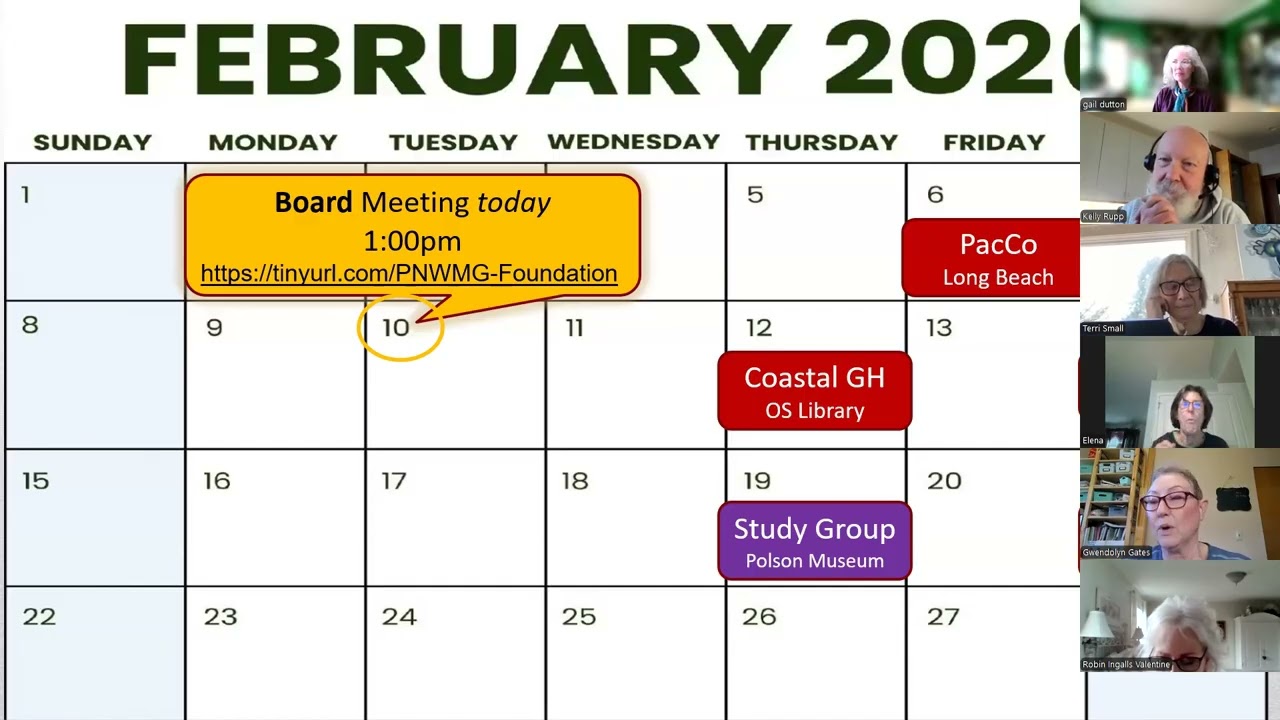 February 2026 Meeting of Master Gardeners from Grays Harbor/Pacific Counties featuring Tobey Nelson