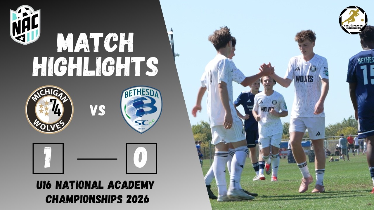 National Academy Championships (U16/2010): Michigan Wolves vs Bethesda SC
