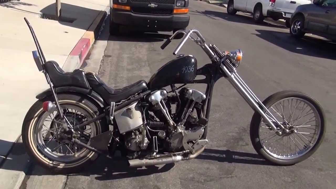 Hunting Harleys, 1936 Knuckle chopper