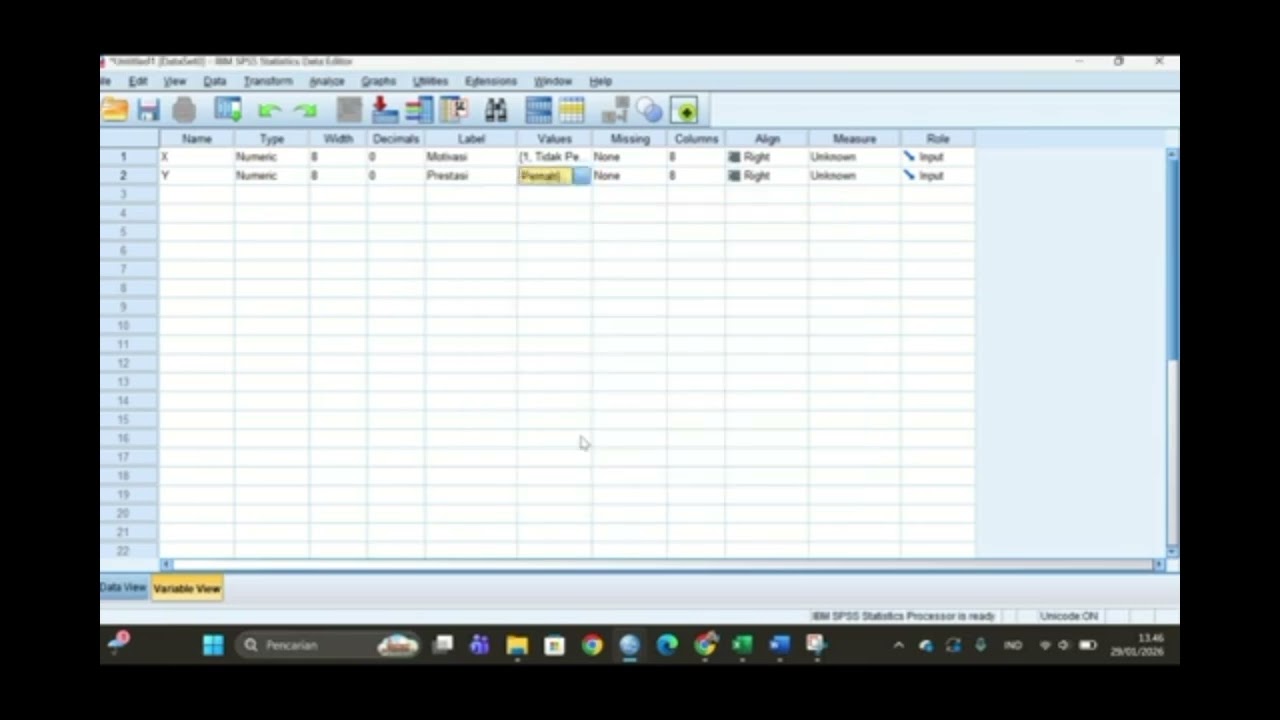 Uji Hipotesis Asosiatif SPSS 