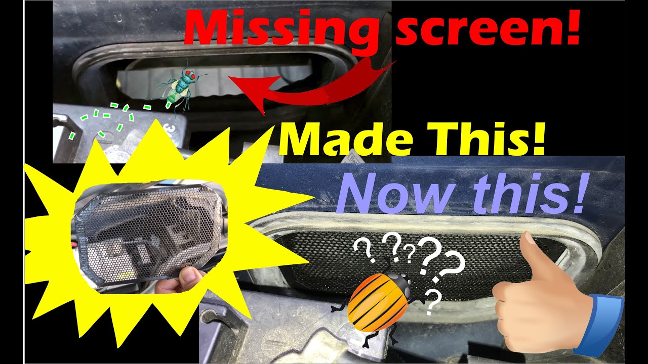 Made a cabin screen air intake for my Mini Cooper