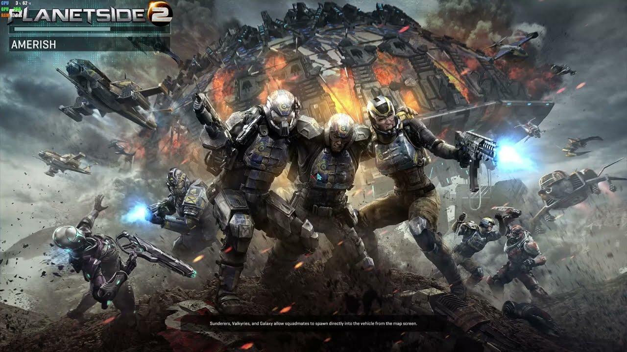 Planetside 2 - [KAMI] Pointhold vs [VKTZ] Ravens Landing