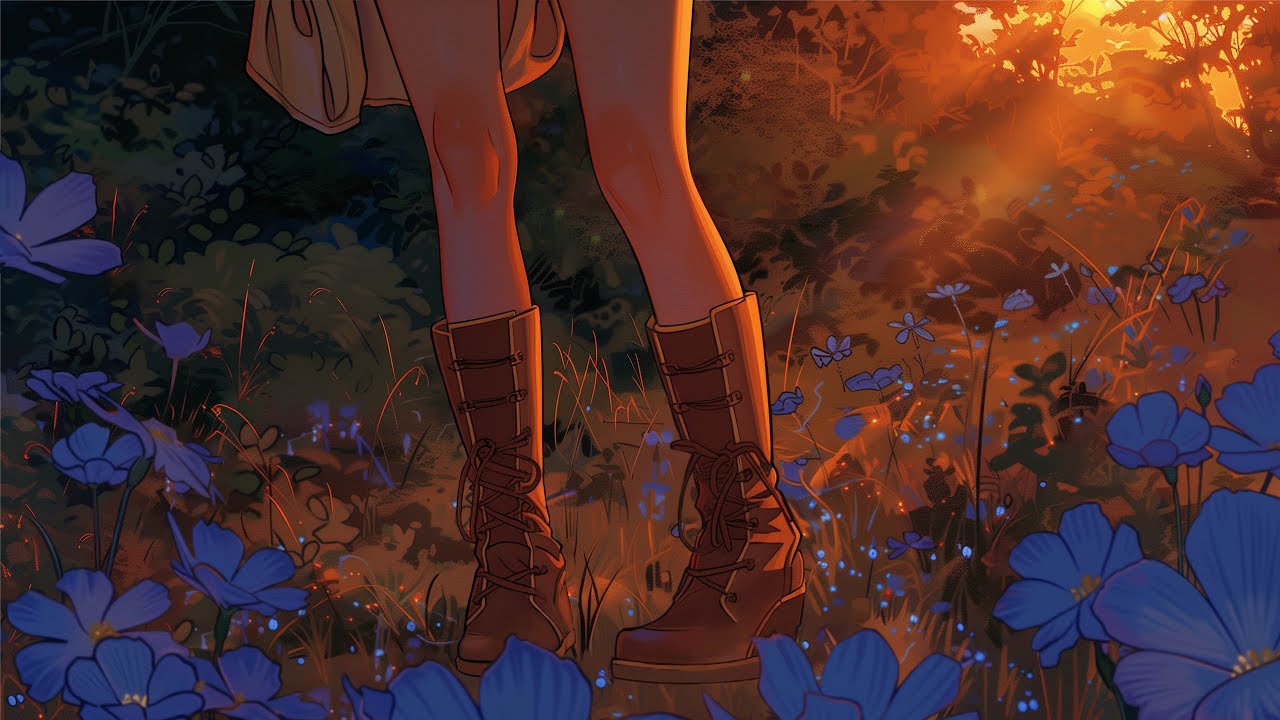 Fantasy music for Inspiration - Animated background - Forest landscape