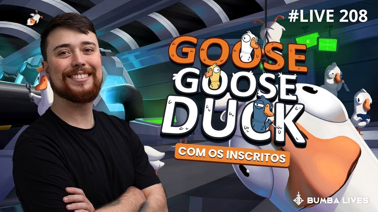LIVE #208 - Goose Goose Duck: quem é o pato traíra da vez? 🦆🕵️‍♂️