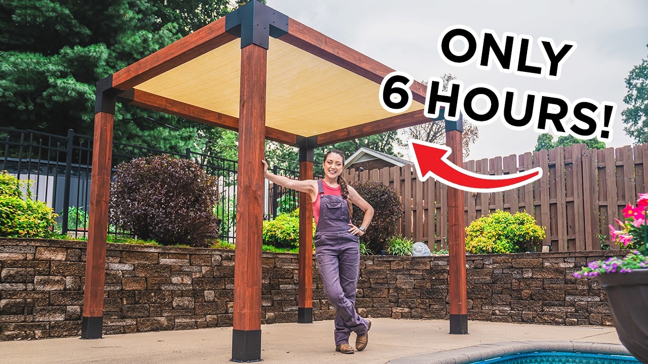 We Built 3 Pergolas In 3 Days!