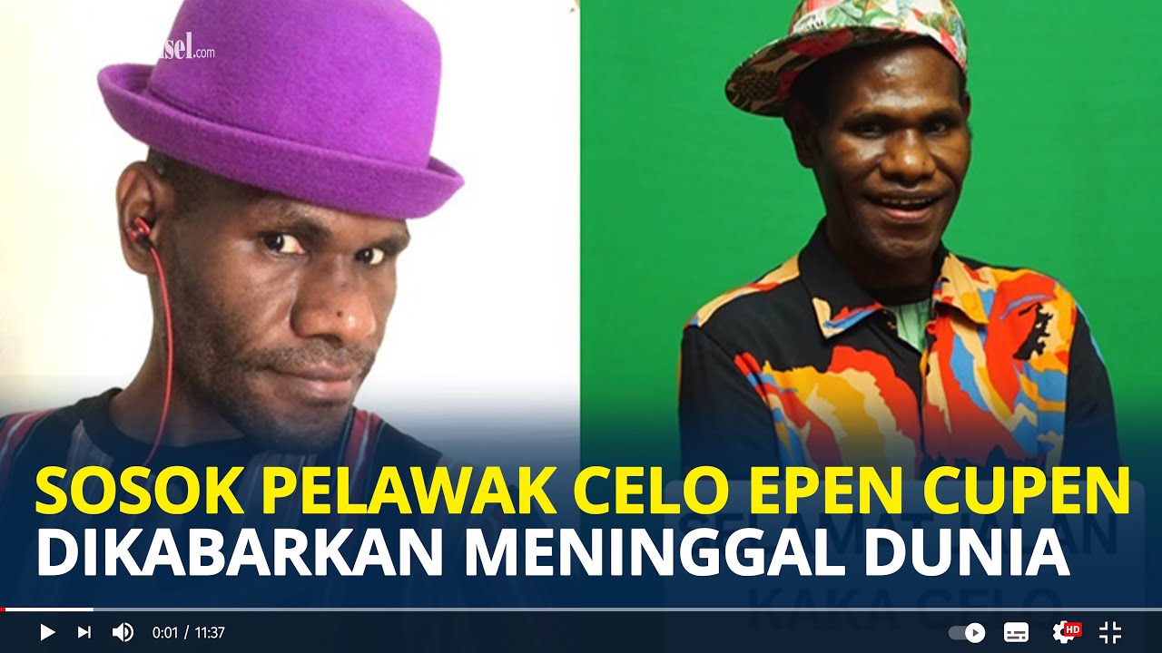 SOSOK Cello Epen Cupen Dikabarkan Meninggal Dunia, Pelawak Sederhana dari Papua
