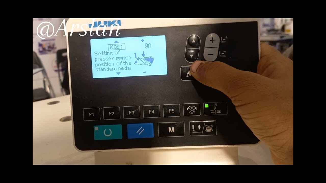 How to remove E040 on Juki LK-1900S,B,BN Bartick or Button Machine.