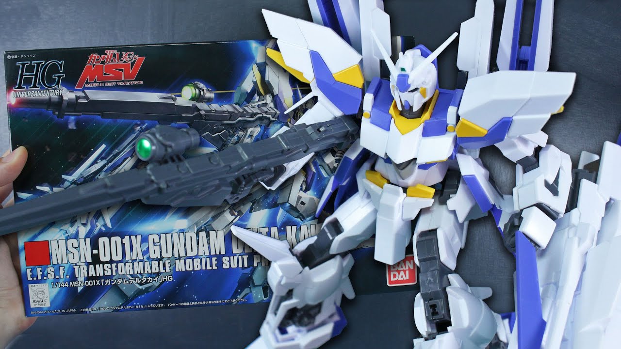 HGUC Delta Kai - Gundam Unicorn MSV UNBOXING and Review