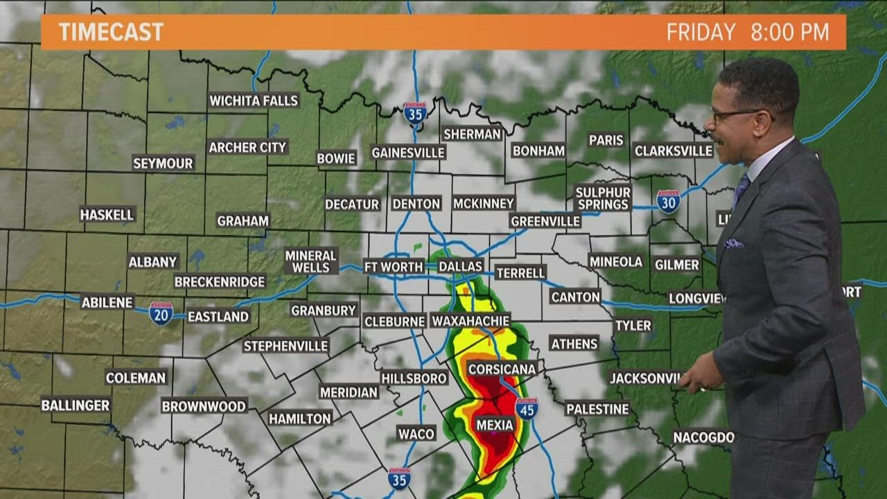 DFW weather: Latest storm timing, chances for Friday afternoon