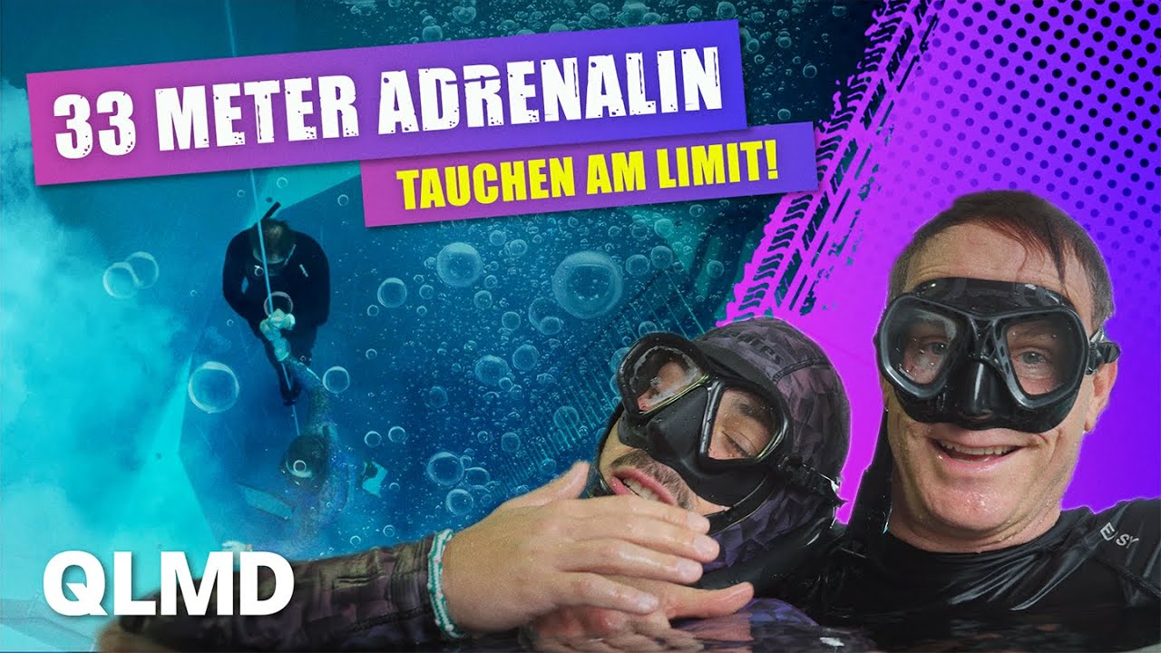 DAS ist nichts für schwache Nerven! 😱 | 33 Meter tief tauchen im Nemo33 | Matthias Malmedie