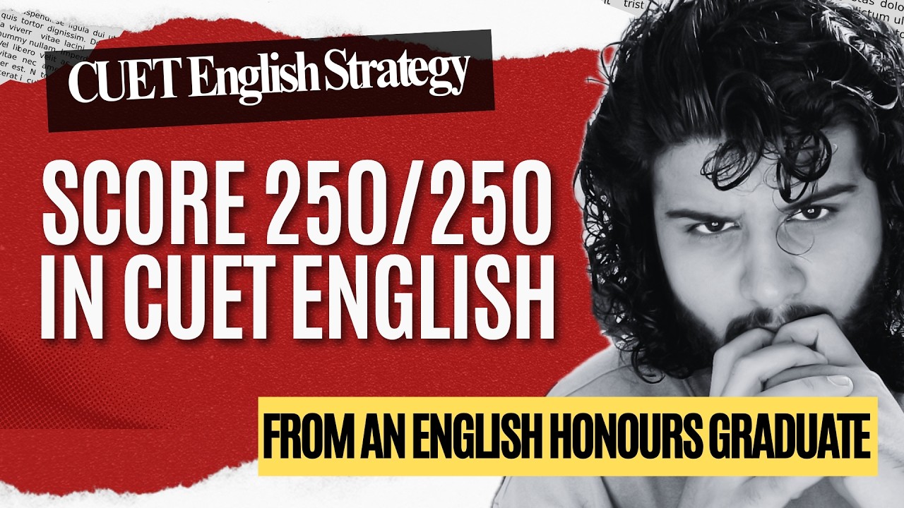 The ONLY Video You Need to Score 250/250 in CUET English 2026