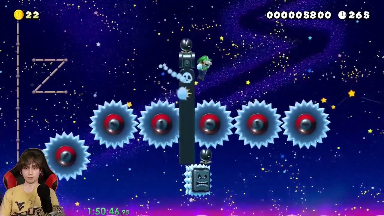 Goin Surfin With A Cube - Panga's Streamlabs Surf and Companion Cube [SMM2]