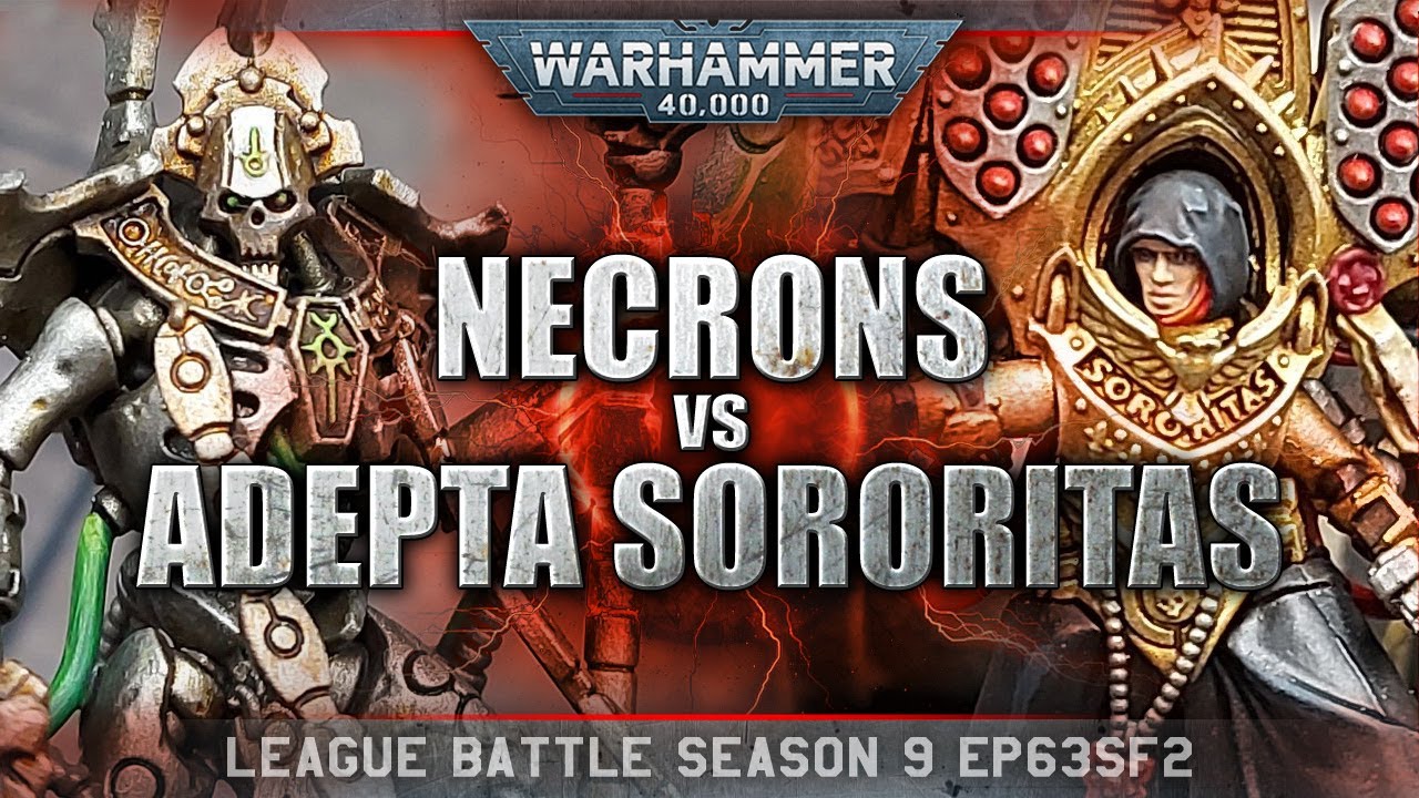 Adepta Sororitas vs Necrons Warhammer 40k Battle Report 9th Edition 2000pts S9EP63SF2 LAST HOPE!