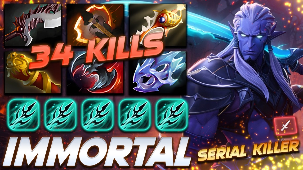 Phantom Assassin 34 Frags Comeback Action - Dota 2 Pro Gameplay [Watch & Learn]