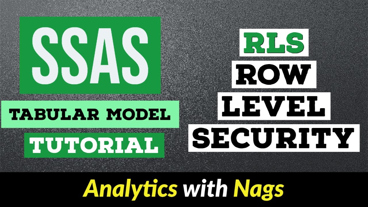Row Level Security RLS  in SSAS Tabular Model - SSAS Tutorial (16)