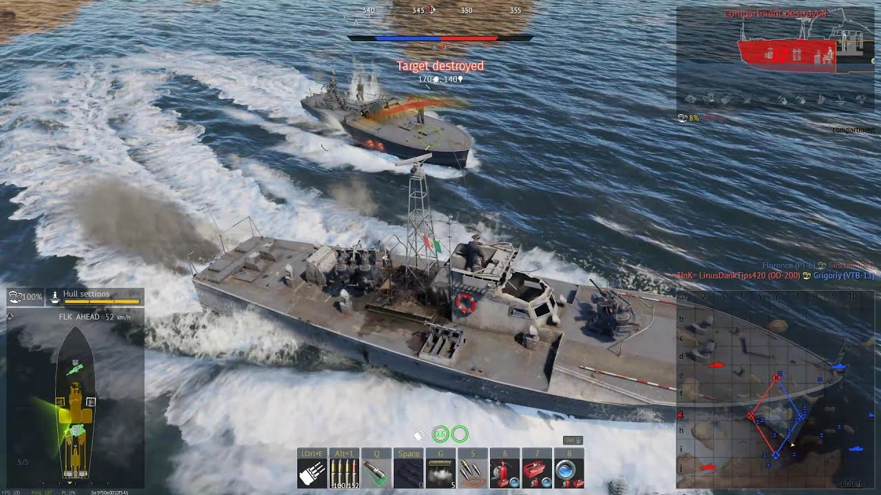 War Thunder; GIS 811; These 20 mm guns lack firepower against steel vessels; Naval Realistic