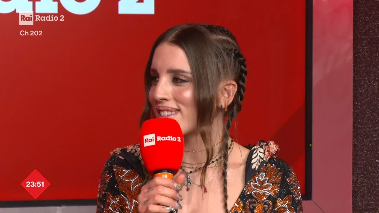 Intervista a Angelina Mango (3ª serata) - Radio2 a Sanremo
