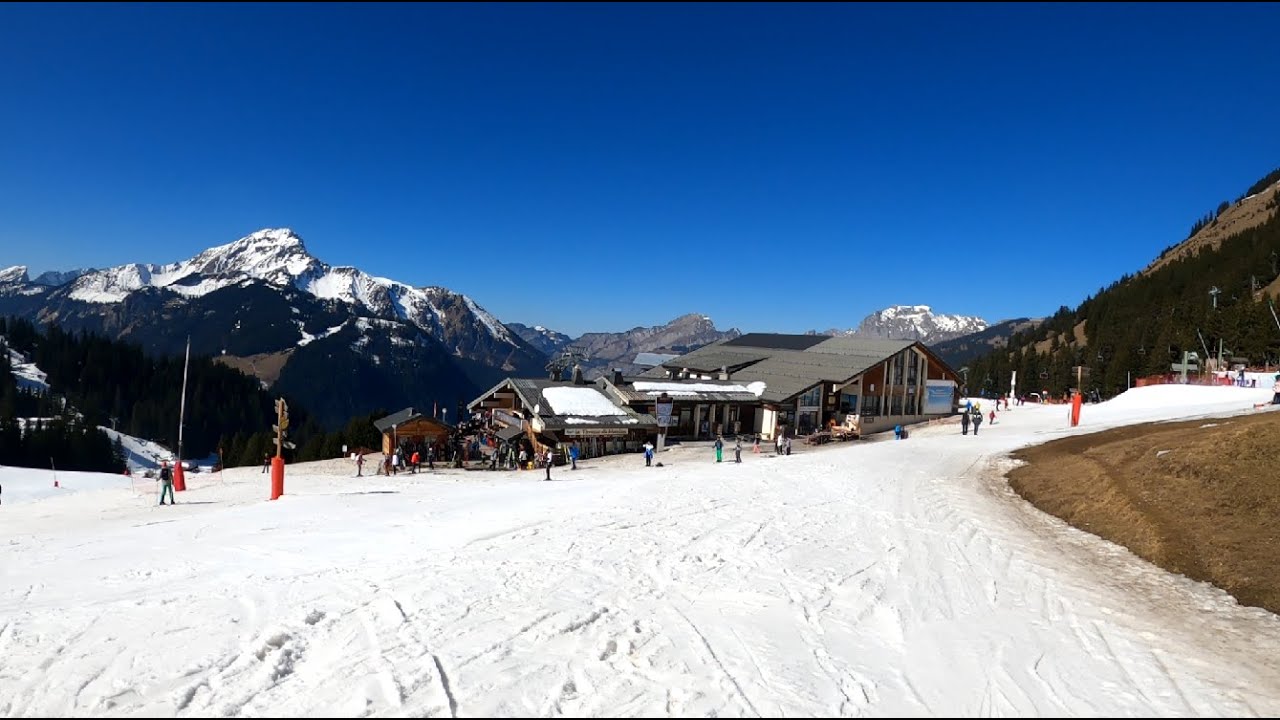 Chatel - Ski piste 11 le Lac et piste 19 la Combe