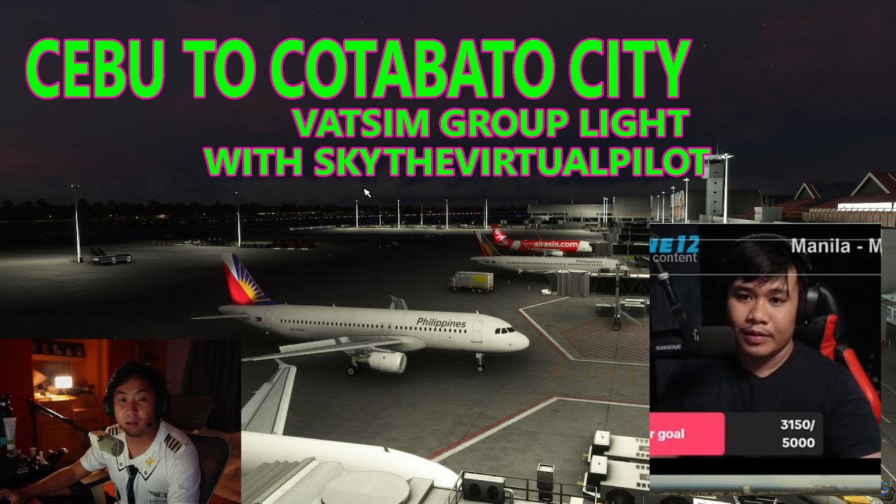 Cebu to Cotabato Group Flight Vatsim Philippines 🇵🇭